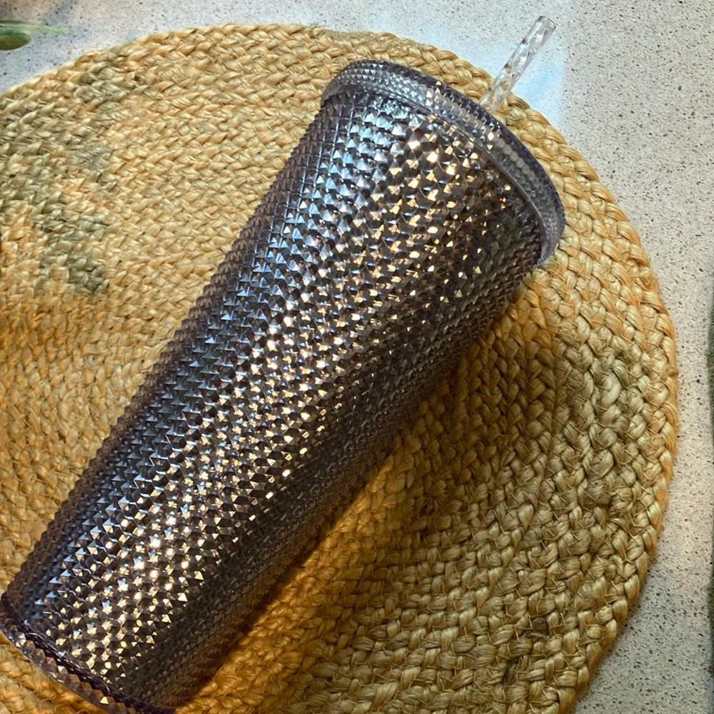 Starbucks studded silver